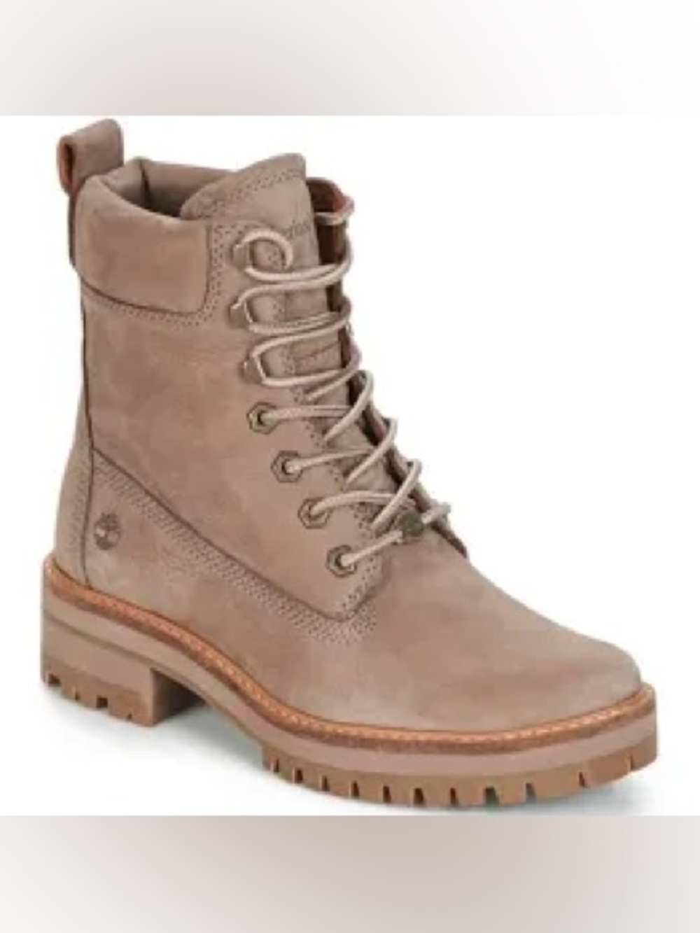 Timberland Women's Taupe Lace-Up Suede Boot